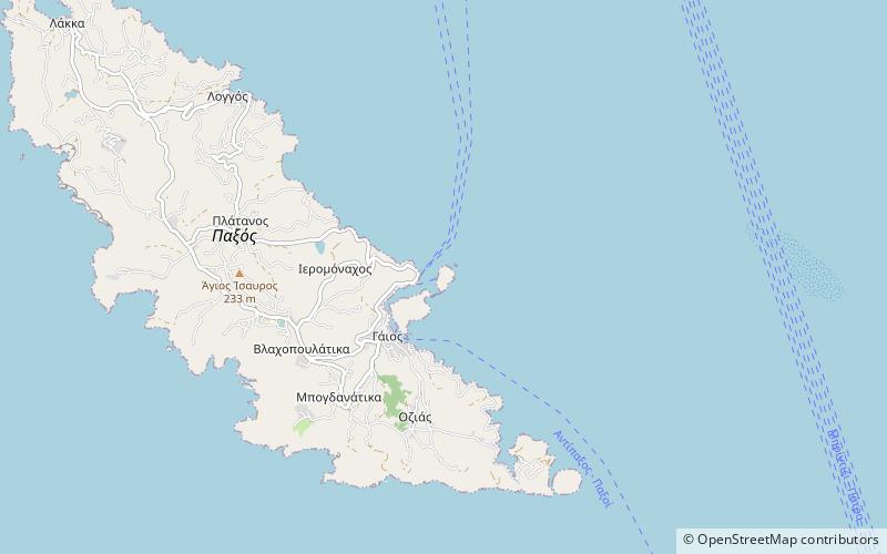 Panagia Island location map