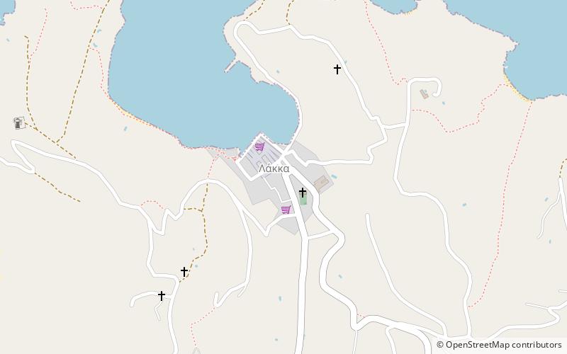 Lakka location map