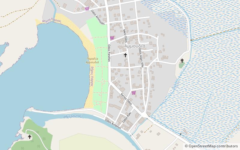 Ammoudia location map