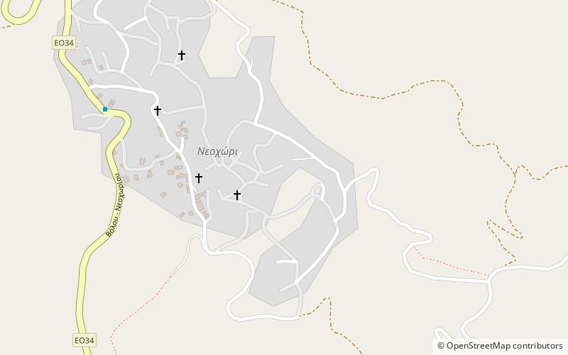 Neochori location map