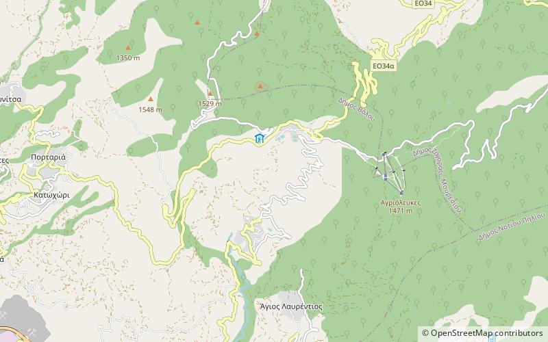 Pelion location map