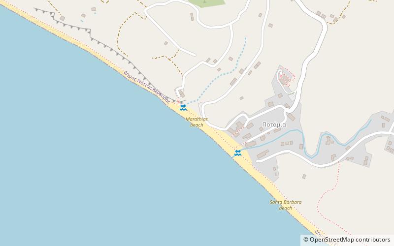 Wave Beach Bar Marathias location map
