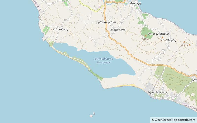 Korission-See location map