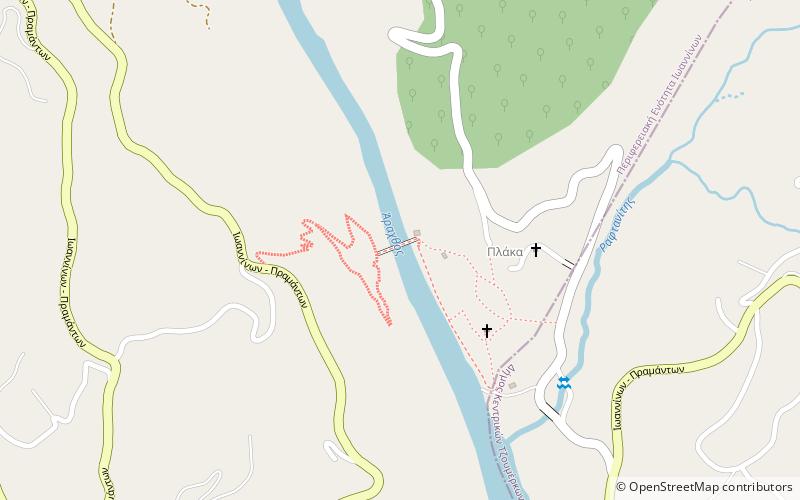 Plaka Bridge location map