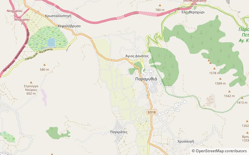 metropolis of paramythia location map
