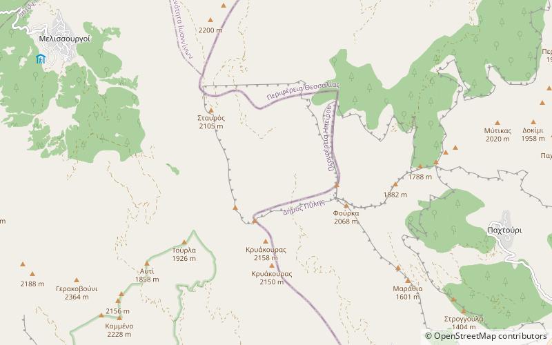 Tzoumerka location map