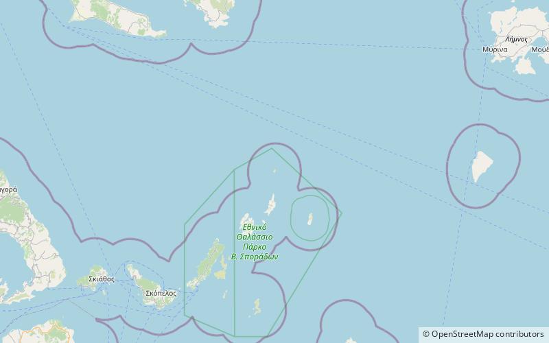 psathoura morski park narodowy alonisos sporady polnocne location map