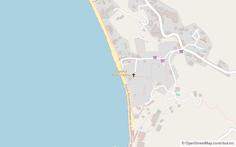 agios gordios location map