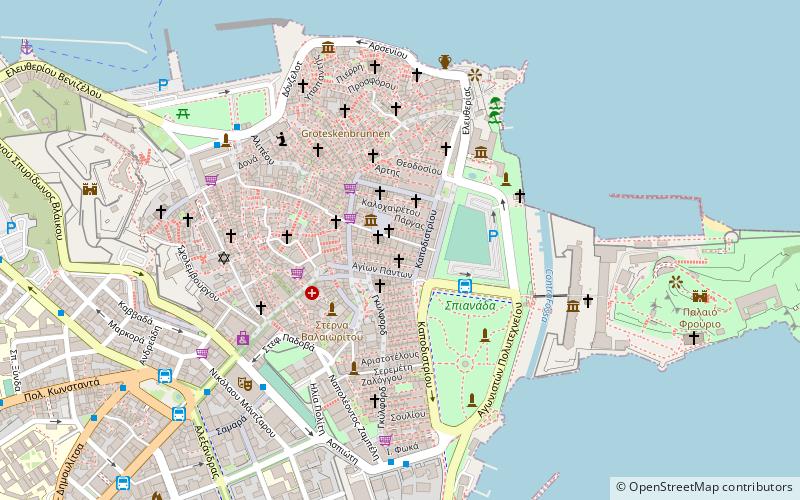 philharmonic society of corfu korfu location map