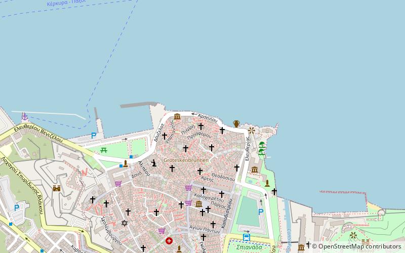 Musée d'Art byzantin Antivouniotissa location map
