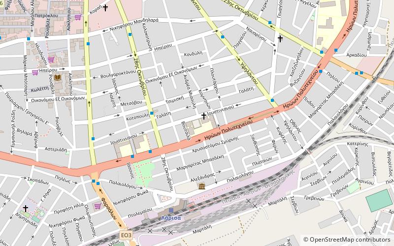 poudriere ottomane de larissa location map
