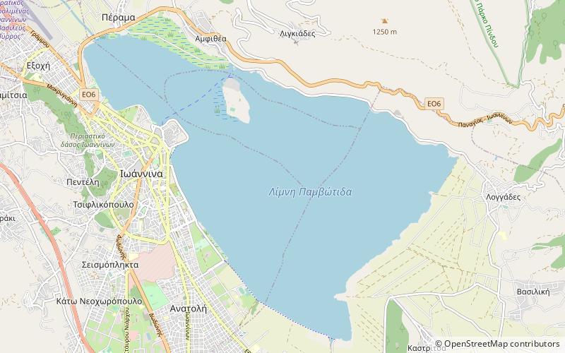 Lake Pamvotida location map