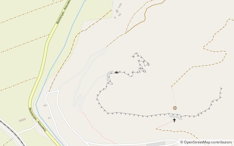 Cueva de Teopetra location map