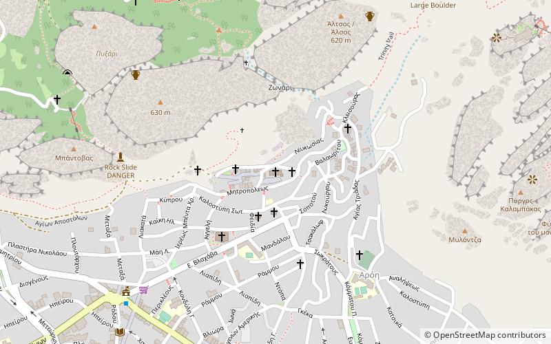 virgin mary kalambaka location map
