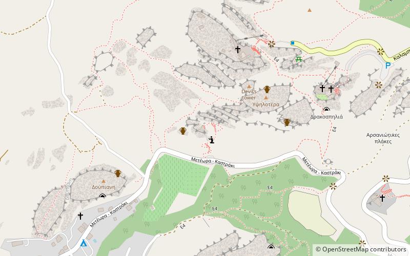 st nikolaos anapafsas kalambaka location map
