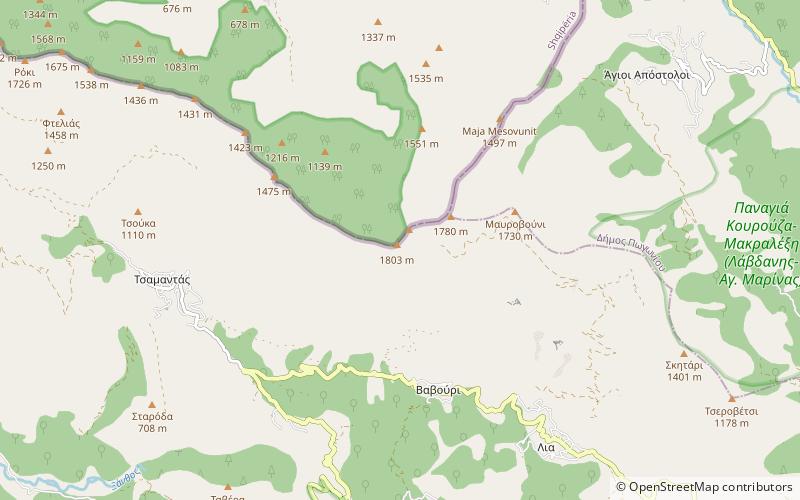 Mourgana location map