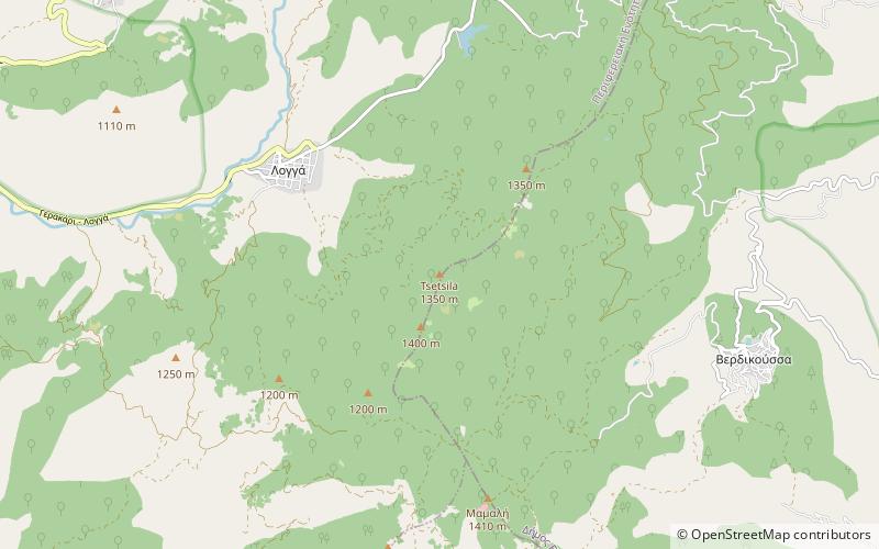 Antichasia location map