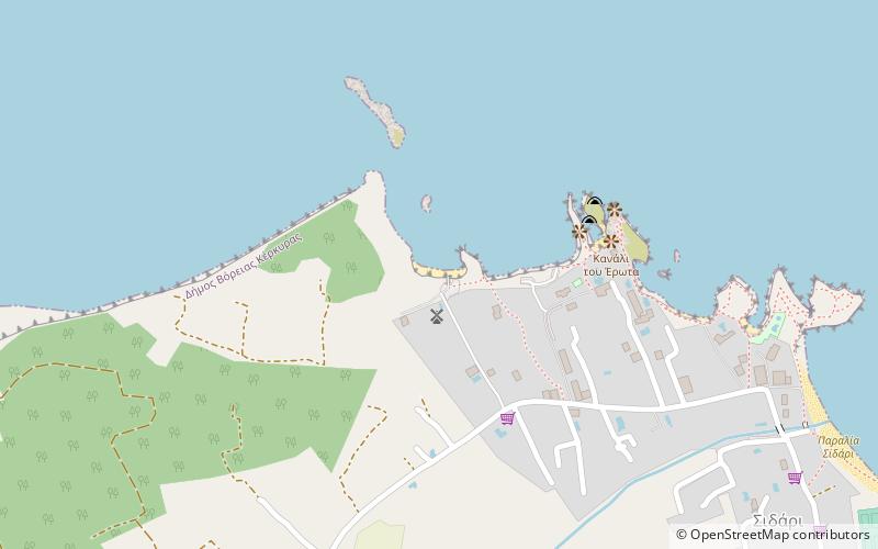 apotripiti korfu location map