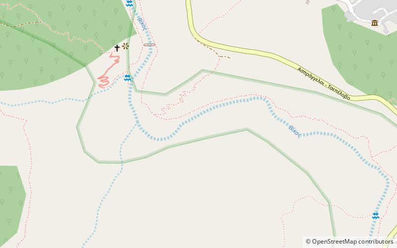 tymfi park narodowy wikos wjosa location map