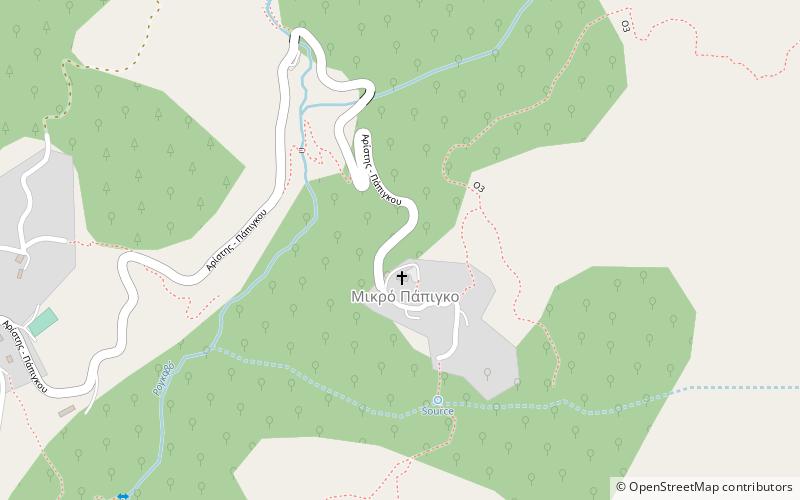 Gorges de Vikos location map