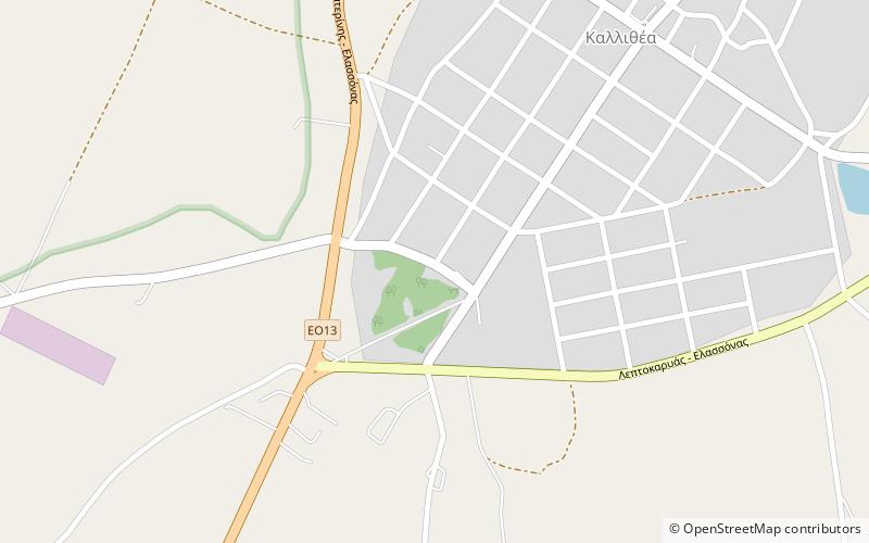 kallithea elassonos location map