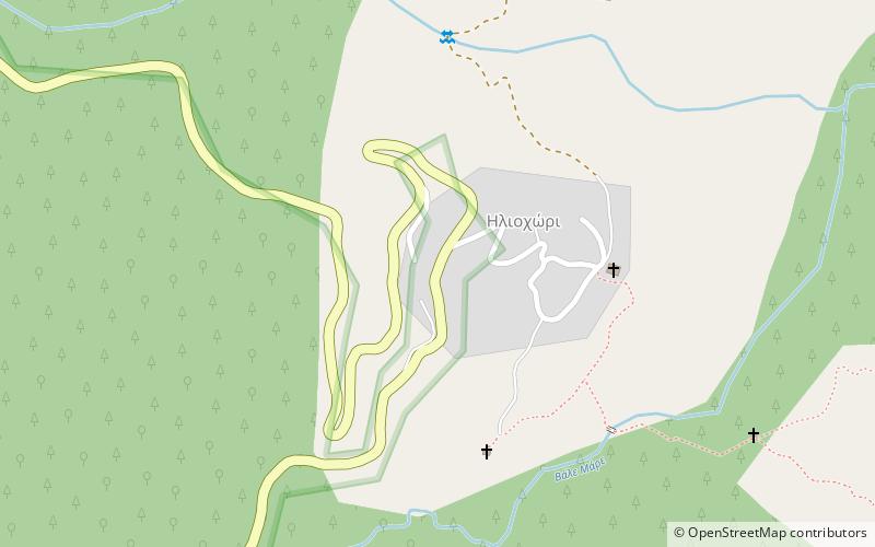 Iliochori location map