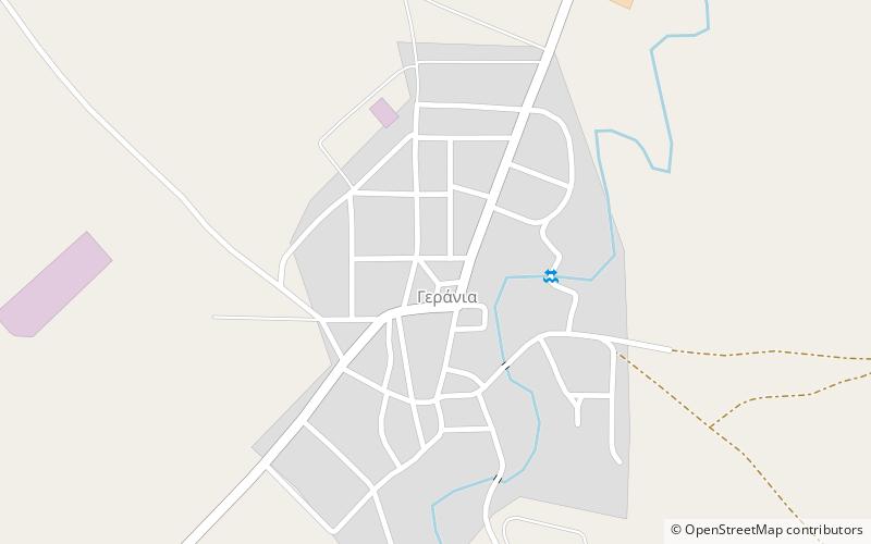 gerania location map
