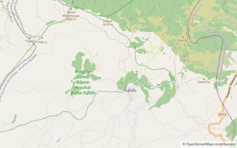 Livadi location map