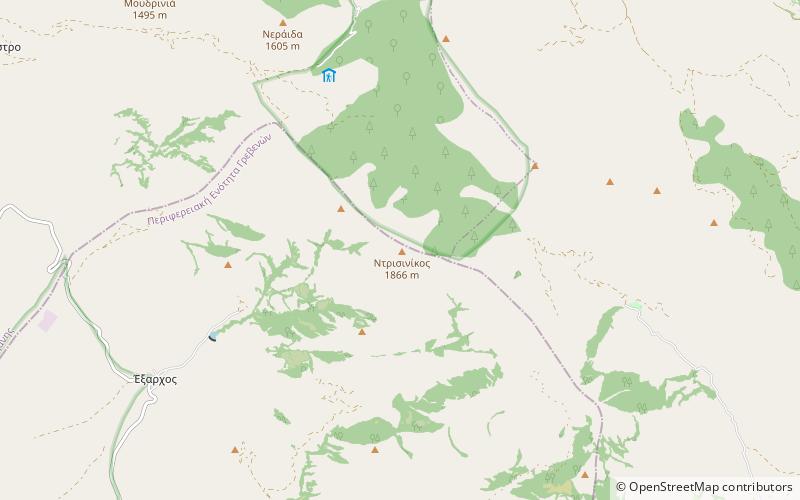 Vourinos location map