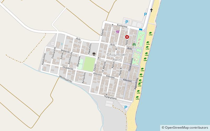 Olympiaki Akti location map