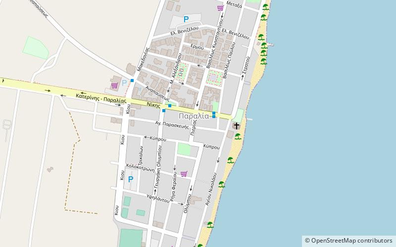 Paralia Katerinis location map
