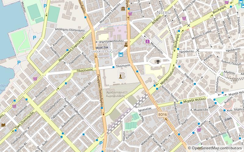 Villa Allatini location map