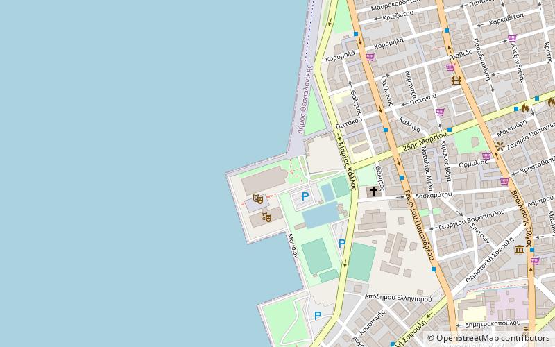 Thessaloniki Concert Hall location map
