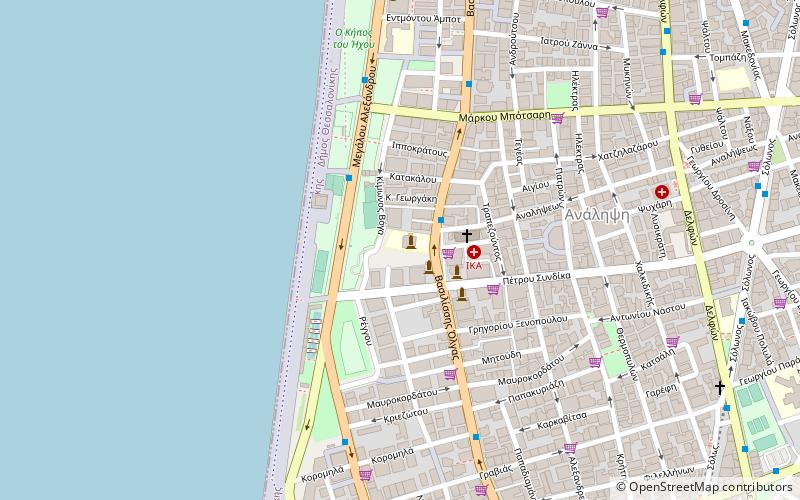 Cultural Center of the National Bank of Greece Cultural Foundation in Thessaloniki location map