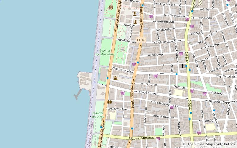 Goethe-Institut Thessalonikes location map