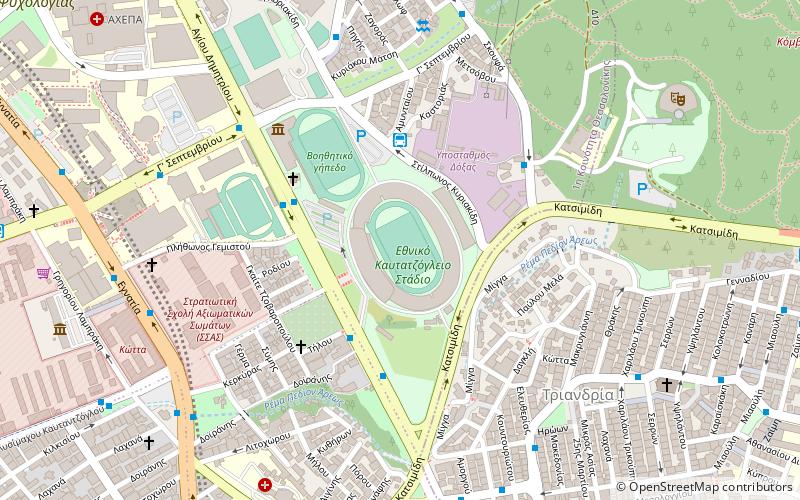 Kaftanzoglio Stadium location map