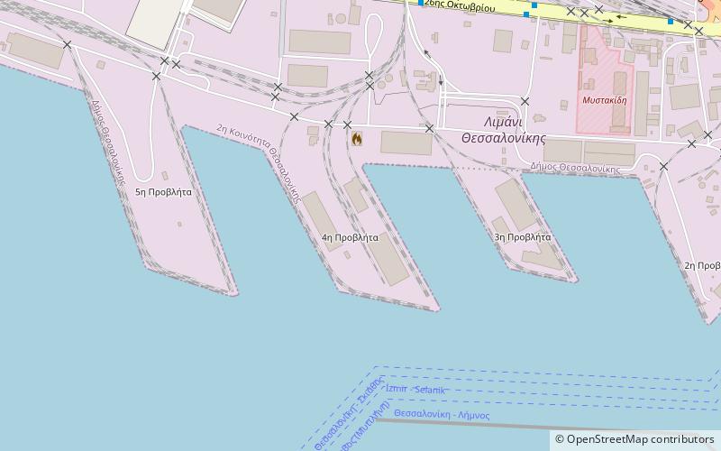 Port of Thessaloniki location map