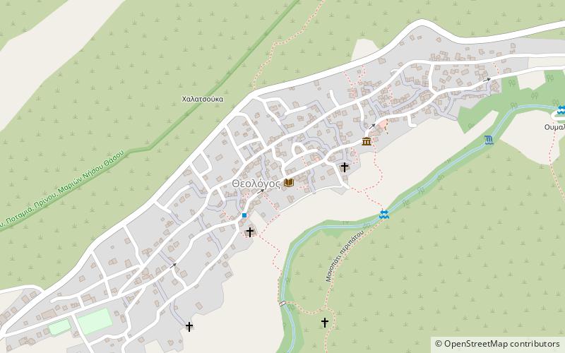 Theologos location map