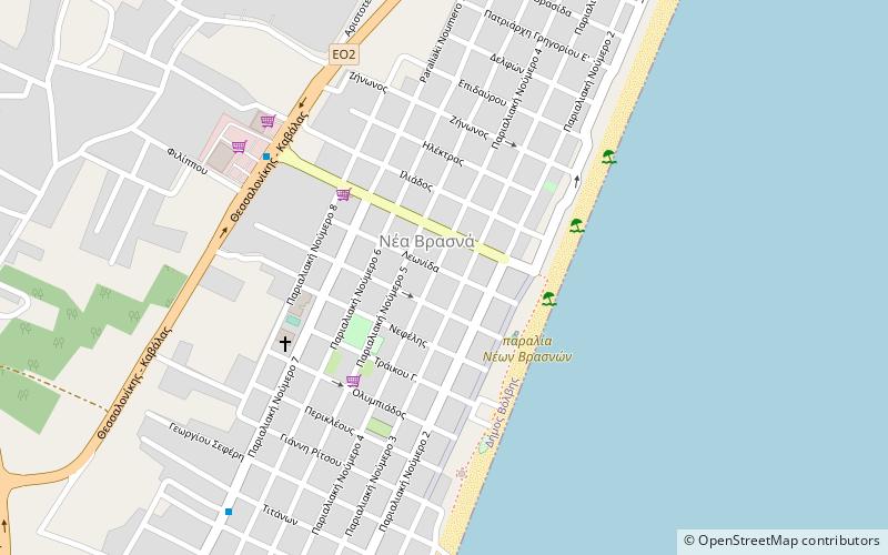 Nea Vrasna location map