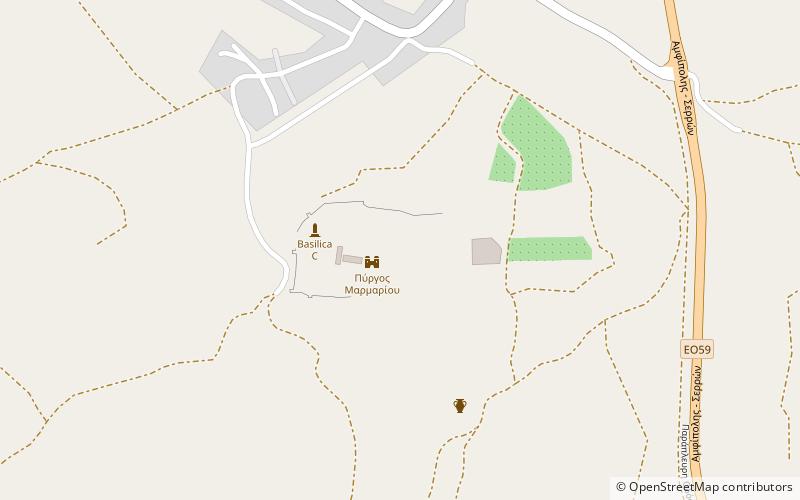 amphipolis amfipolis location map
