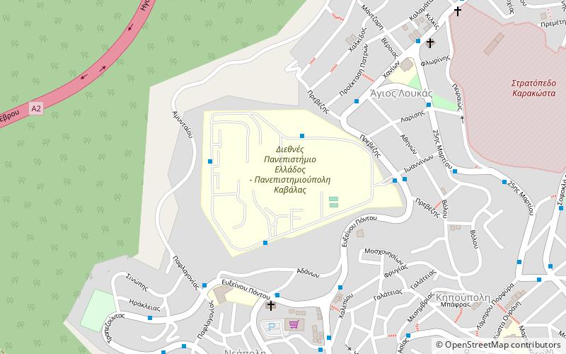 Technological Educational Institute of Eastern Macedonia and Thrace location map