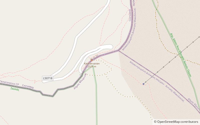 Kajmakčalan location map