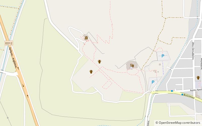Filipos location map