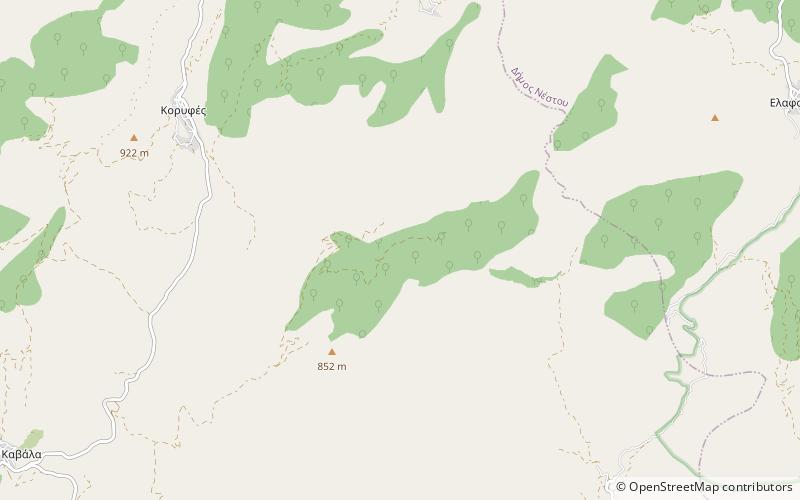 Oreino location map