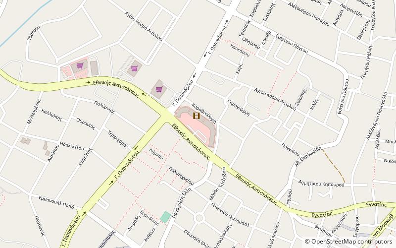 Kosmopolis Center location map