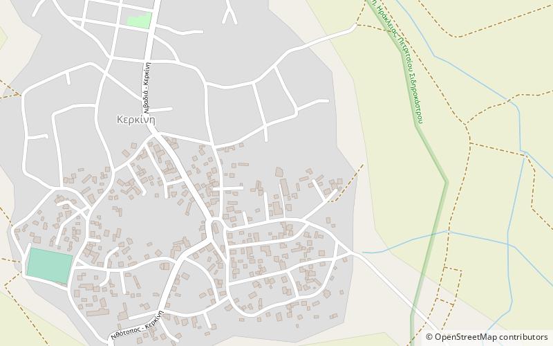 Kerkini location map