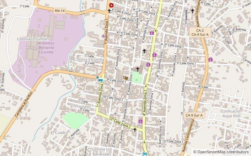 Centro Cultural location map