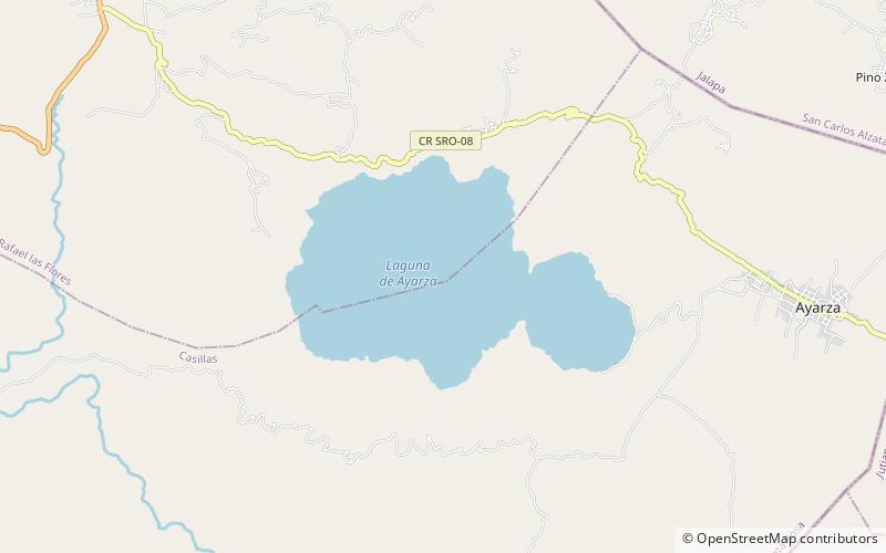 Laguna de Ayarza location map