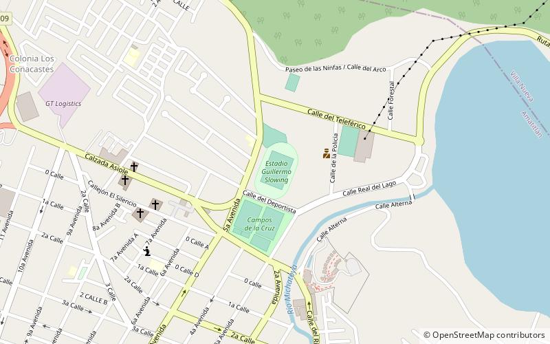 stade municipal amatitlan location map