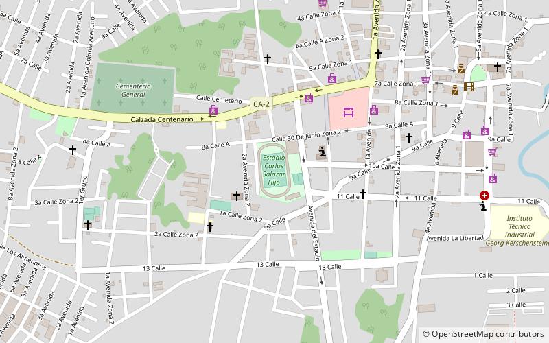 Estadio Carlos Salazar Hijo location map